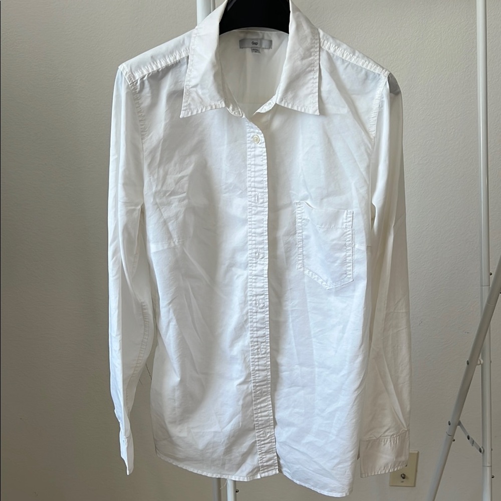 White Button-Up Shirt